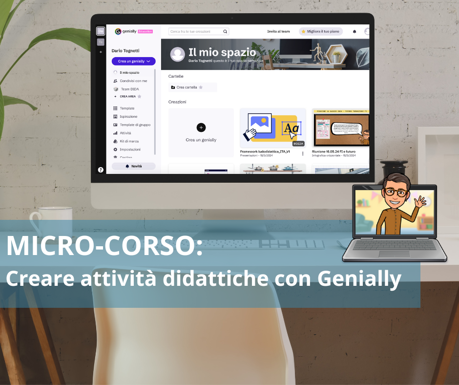 Creare attività didattiche interattive con Genially e Canva